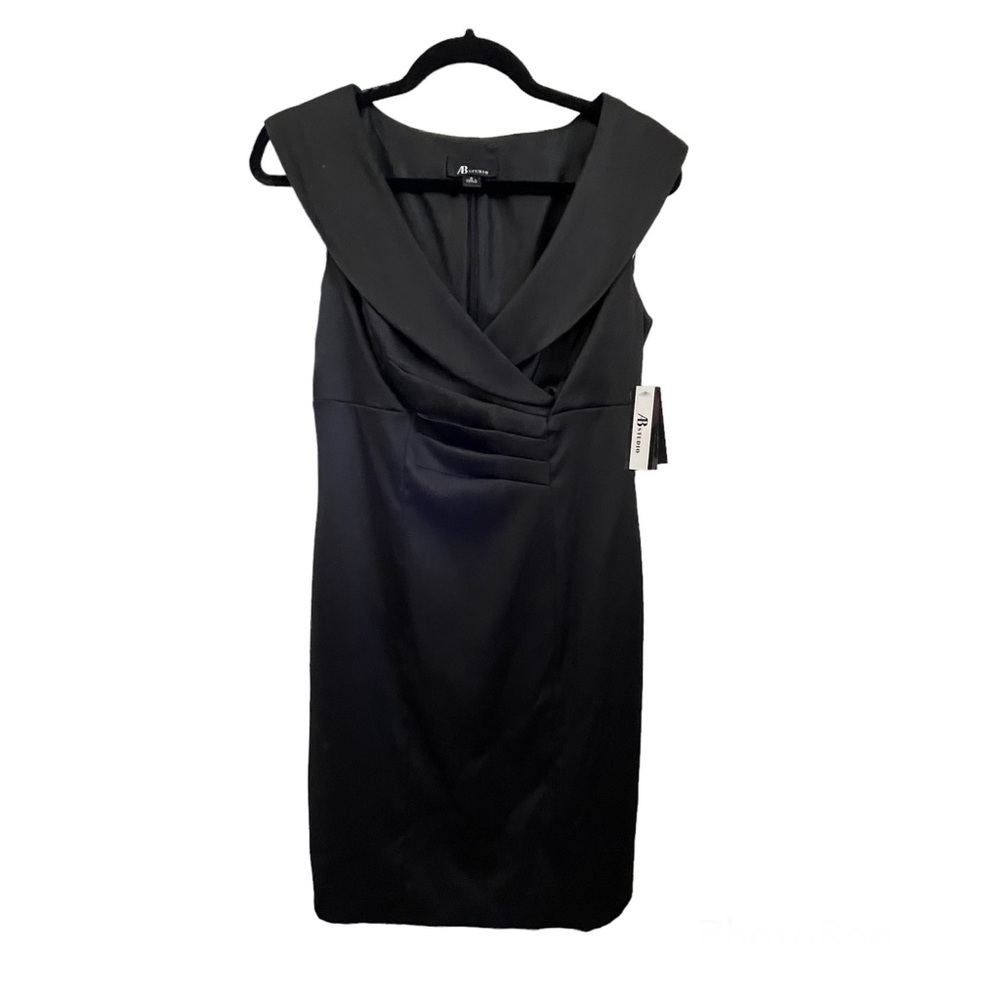AB Studio Black Sleeveless Dress - 6 -NWT